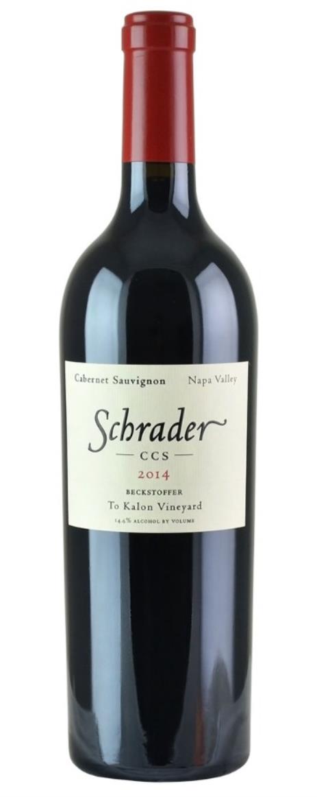 2014 Schrader Cellars Cabernet Sauvignon CCS Beckstoffer To Kalon Vineyard