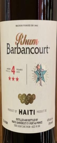 Barbancourt 4 Year "3 Star" Rhum