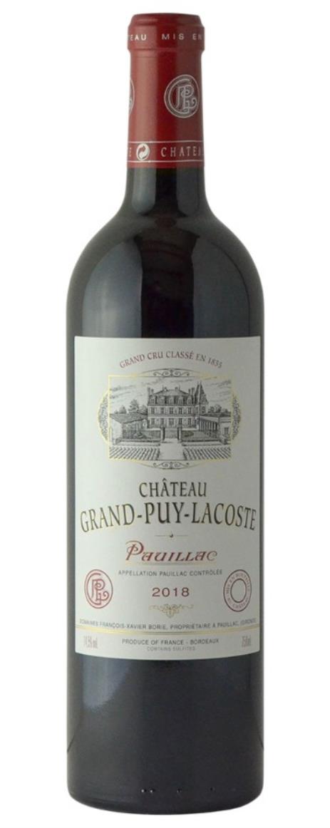 chance Oswald Såvel Buy 2018 Grand-Puy-Lacoste Bordeaux Blend 750ML Online