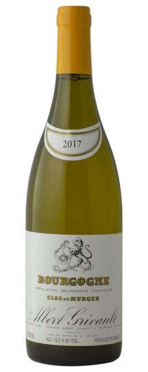 2017 Domaine Albert Grivault Bourgogne Blanc Clos du Murger