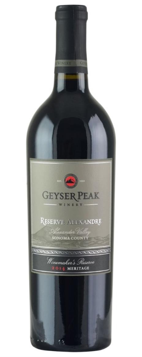 2014 Geyser Peak Winery Alexandre Reserve Meritage
