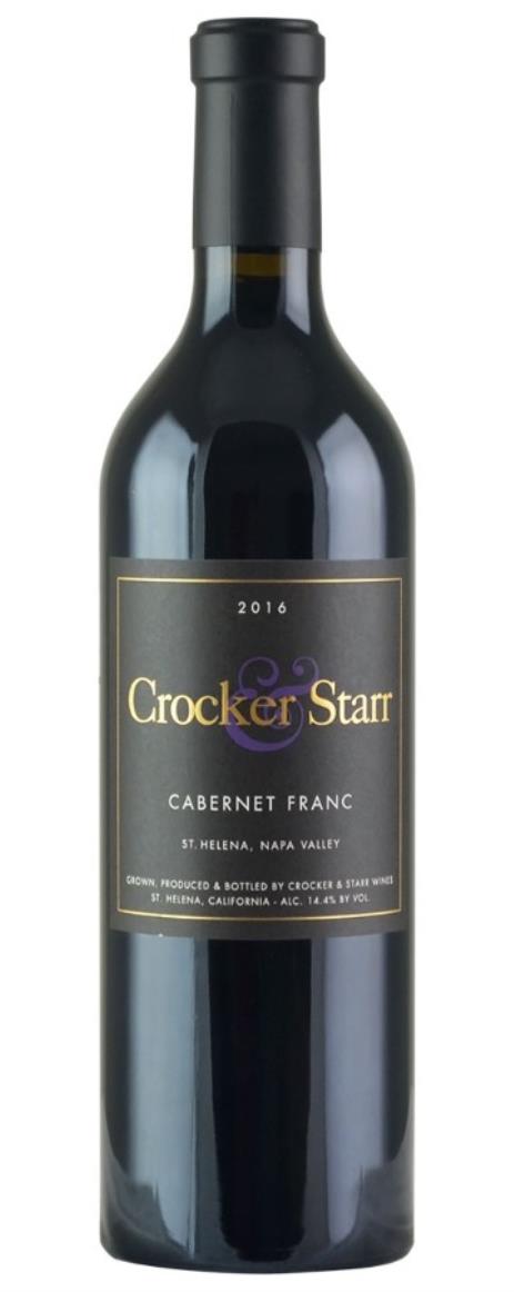 2016 Crocker and Starr Cabernet Franc St Helena