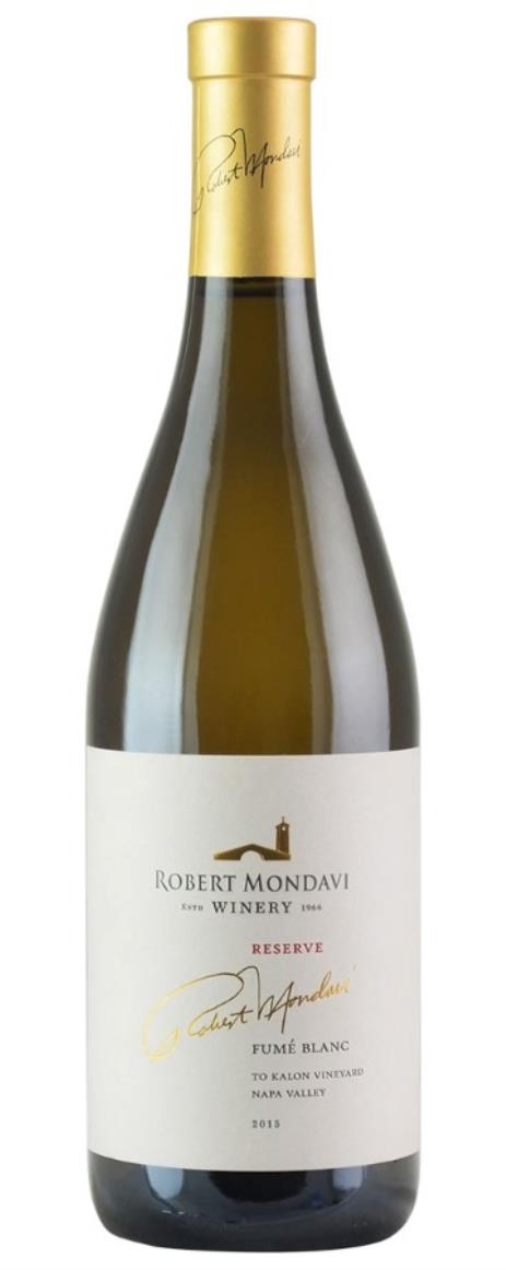 2015 Robert Mondavi Winery Fume Blanc To Kalon Estate Reserve