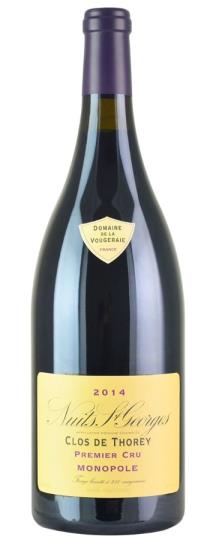 2014 Domaine de la Vougeraie Nuits St Georges Clos de Thorey