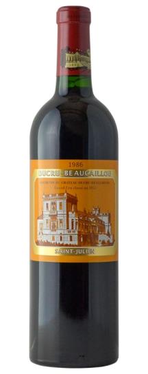 1986 Ducru Beaucaillou 2020 Ex-Chateau, Recorked 2011