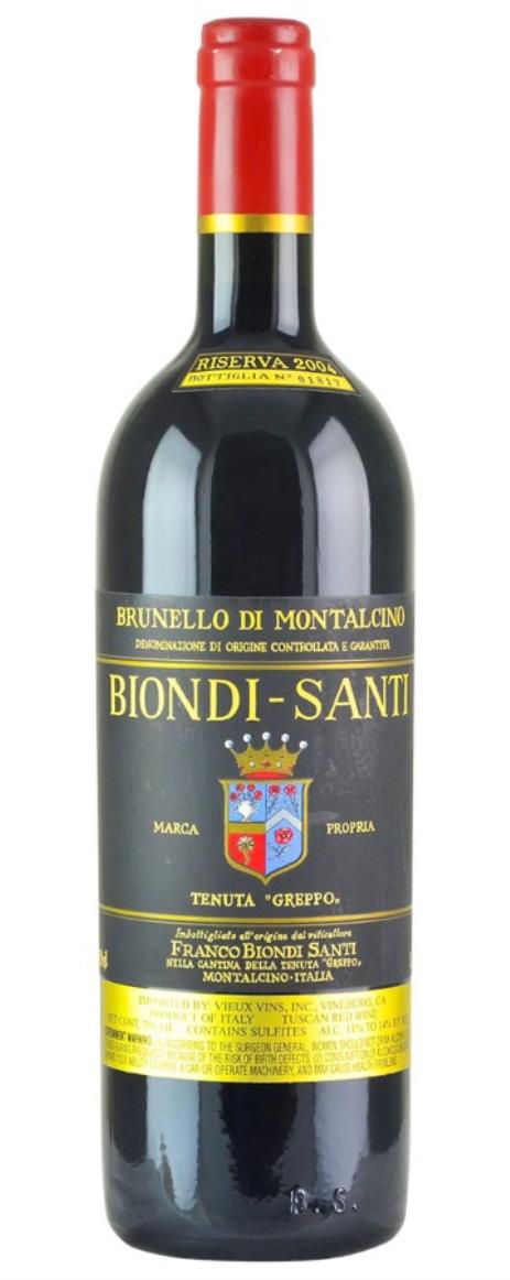 2004 Biondi Santi Brunello di Montalcino Riserva