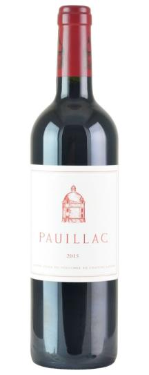 2015 Pauillac de Chateau Latour Bordeaux Blend