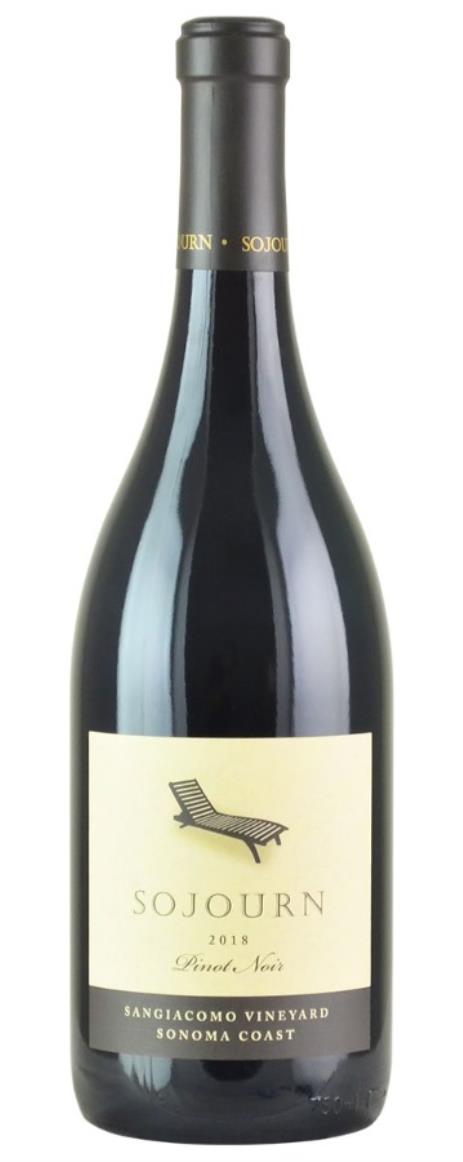 2018 Sojourn Cellars Pinot Noir Sangiacomo Vineyard