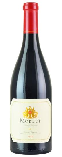 2014 Morlet Family Vineyards Pinot Noir Coteaux Nobles
