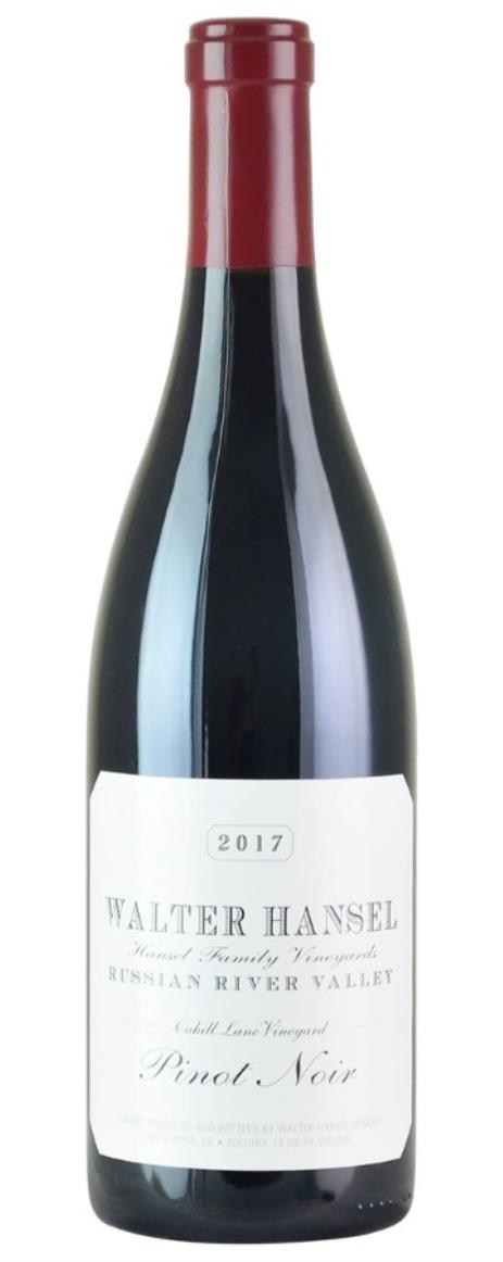 2017 Walter Hansel Winery Pinot Noir Cahill Lane