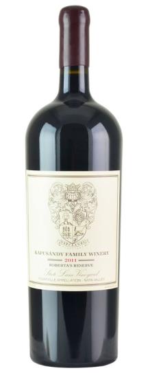 2011 Kapcsandy Family Winery Roberta's Reserve State Lane Vineyard