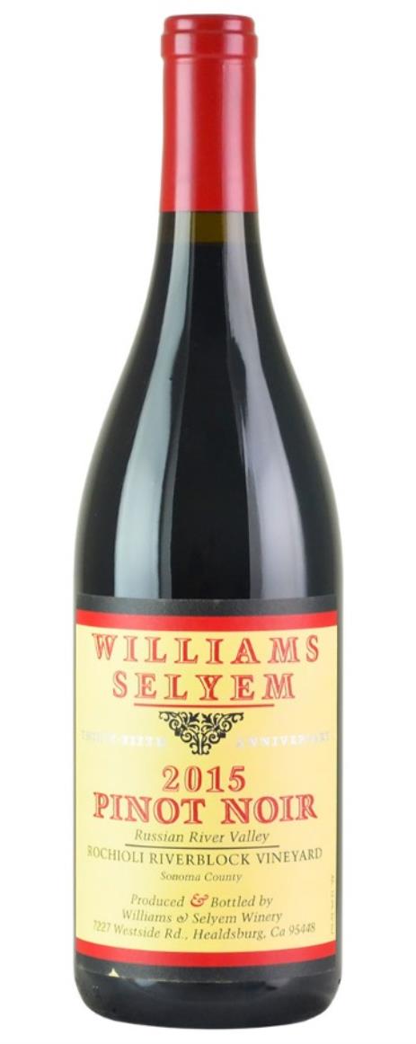 2015 Williams Selyem Pinot Noir Rochioli Riverblock Vineyard