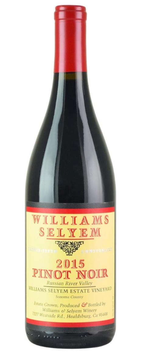 2015 Williams Selyem Pinot Noir William Selyem Estate Vineyard