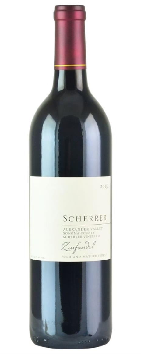 2015 Scherrer Zinfandel Old and Mature Vines