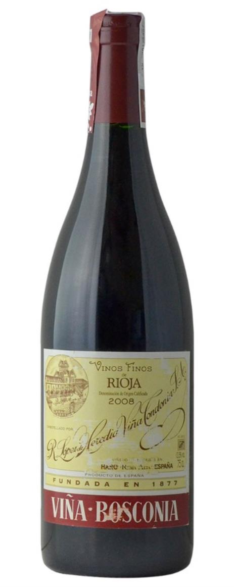 2008 Lopez De Heredia Rioja Vina Bosconia Reserva
