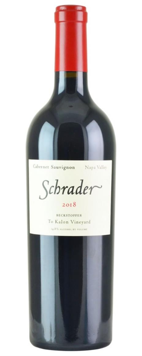 2018 Schrader Cellars Cabernet Sauvignon Beckstoffer To Kalon Vineyard