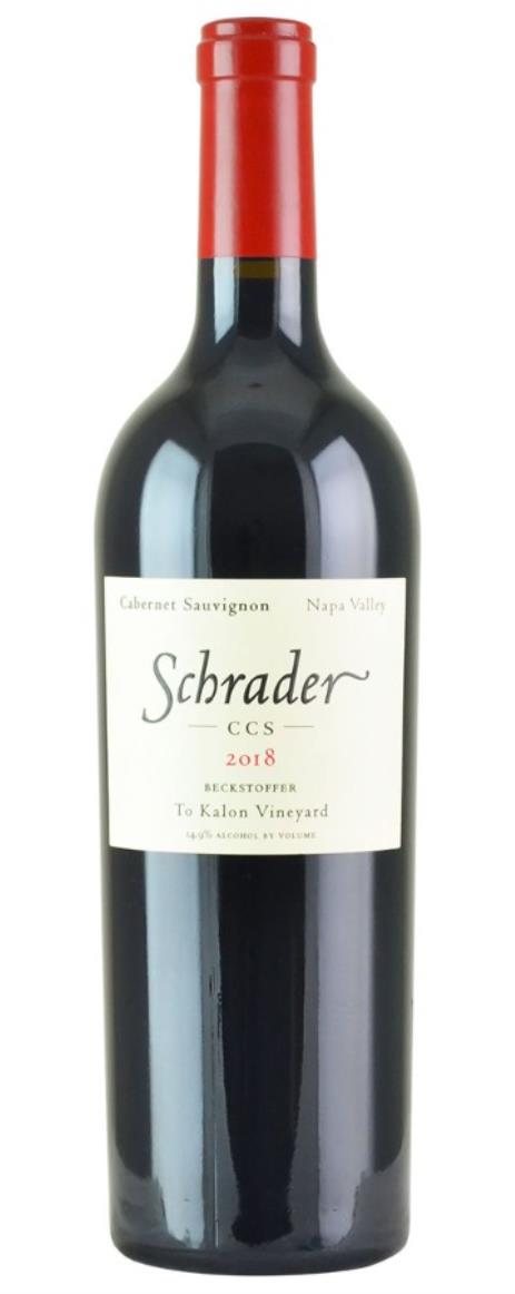 2018 Schrader Cellars Cabernet Sauvignon CCS Beckstoffer To Kalon Vineyard