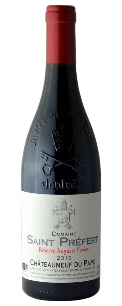 2019 Domaine de Saint-Prefert Chateauneuf du Pape Reserve Auguste Favier