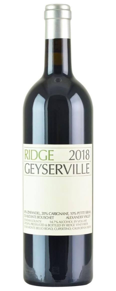 2018 Ridge Geyserville Proprietary Red Wine