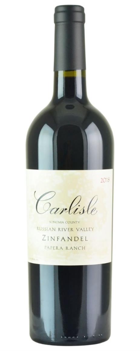 2018 Carlisle Winery Zinfandel Papera Ranch