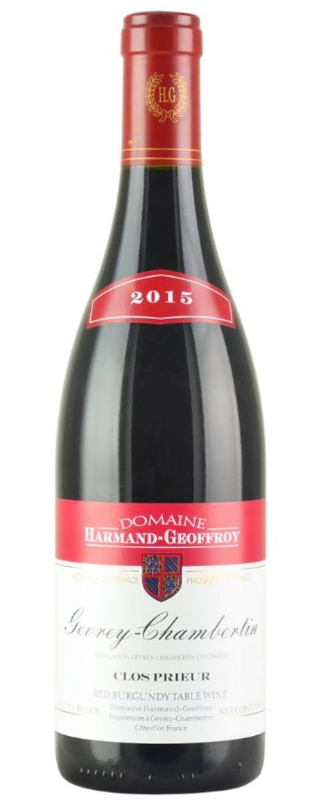2015 Harmand-Geoffroy Gevrey Chambertin Clos Prieur
