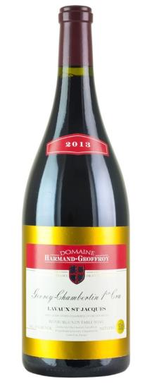 2013 Harmand-Geoffroy Gevrey-Chambertin 1er Cru Lavaux St Jacques