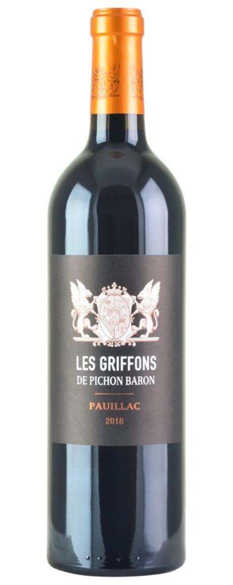 2018 Pichon-Longueville Baron Les Griffons de Pichon Baron