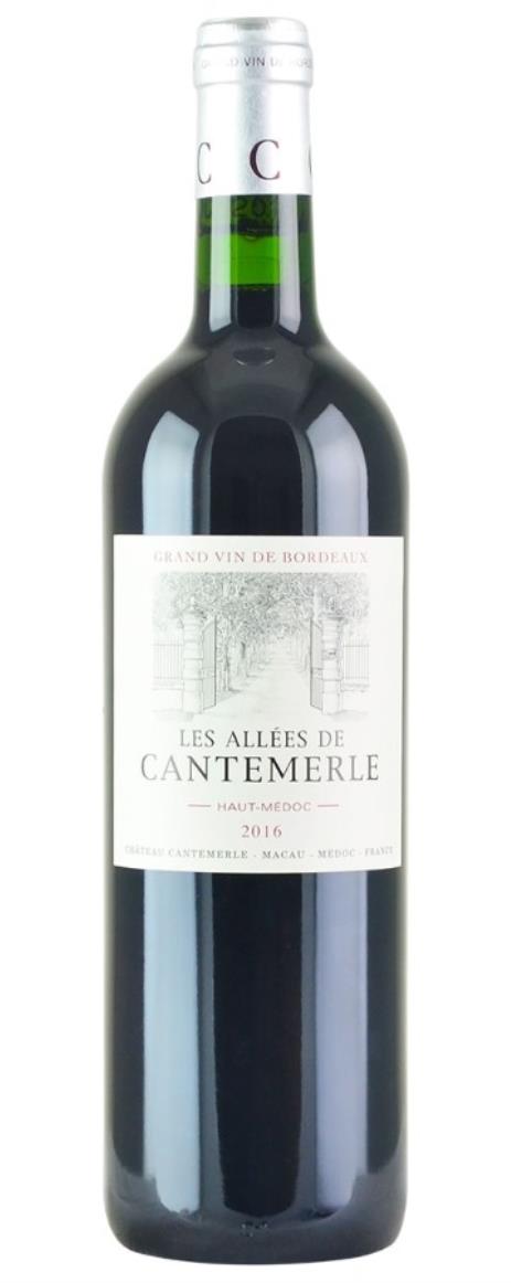 2016 Les Allees de Cantemerle Bordeaux Blend