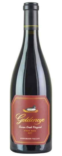 2017 Goldeneye (Duckhorn) Pinot Noir Gowan Creek Vineyard