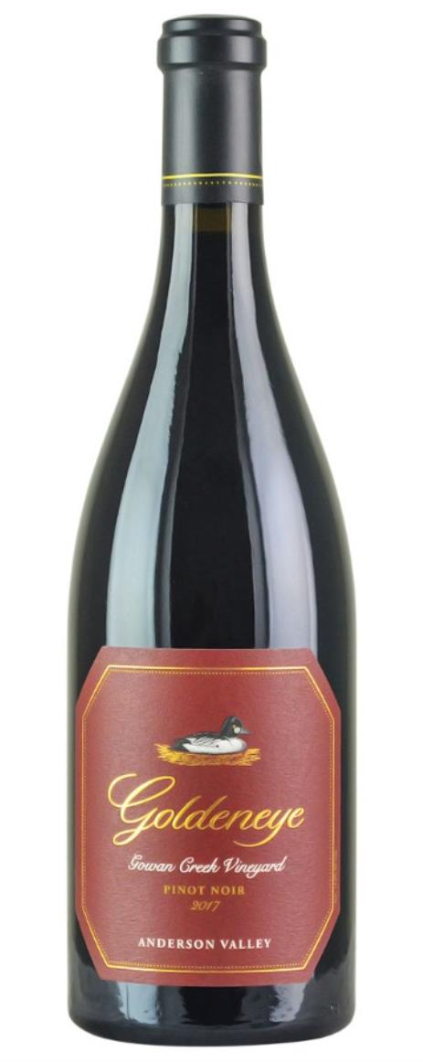 2017 Goldeneye (Duckhorn) Pinot Noir Gowan Creek Vineyard
