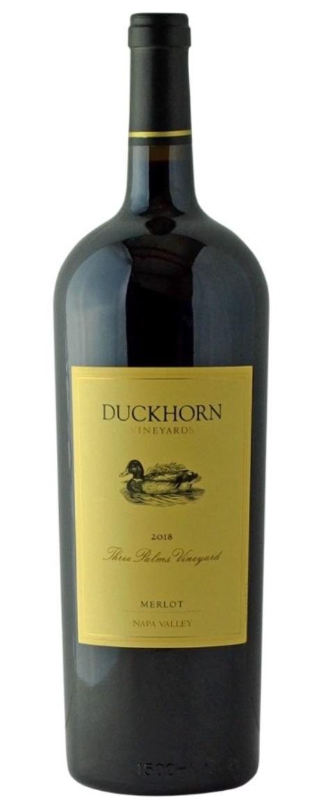 2018 Duckhorn Merlot Three Palms Vineyard