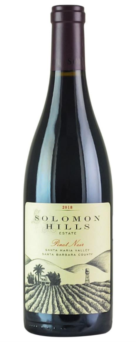 2018 Solomon Hills Winery Pinot Noir Solomon Hills Vineyard