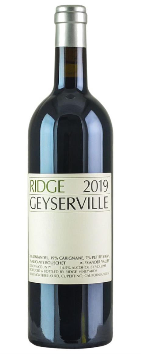 2019 Ridge Geyserville Proprietary Red Wine