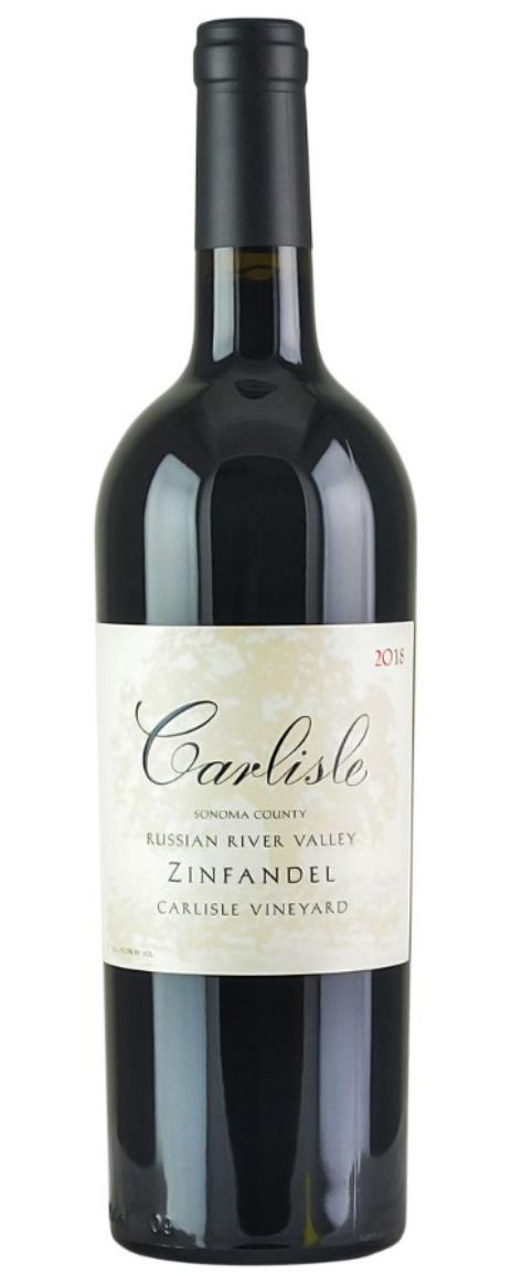 2018 Carlisle Winery Zinfandel Carlisle Vineyard