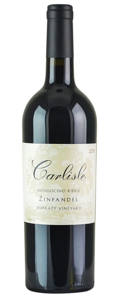2018 Carlisle Winery Zinfandel DuPratt Vineyard