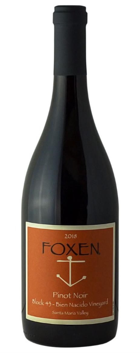 2018 Foxen Block 43 Bien Nacido Vineyard Pinot Noir