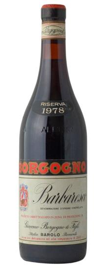 1978 Giacomo Borgogno & Figli Barbaresco Riserva