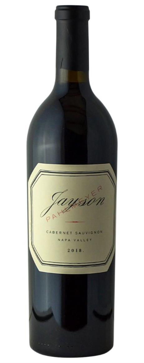 2018 Pahlmeyer Winery Jayson Cabernet Sauvigon