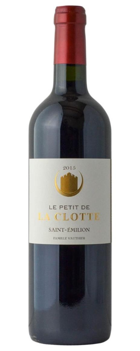 2015 Le Petit de La Clotte Bordeaux Blend