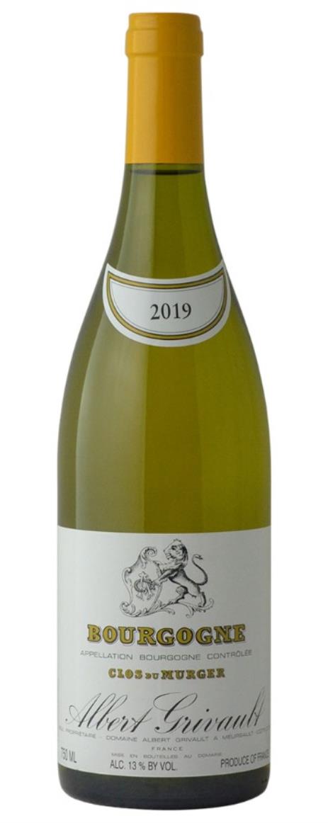 2019 Domaine Albert Grivault Bourgogne Blanc Clos du Murger