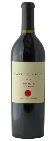 2018 Carte Blanche Wines The Mark Napa Bordeaux Blend