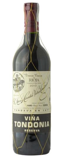 2010 Lopez De Heredia Rioja Vina Tondonia Reserva