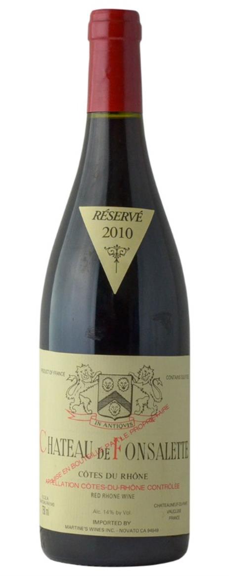 2010 Fonsalette Cotes du Rhone