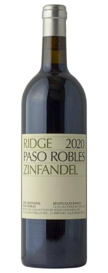 2020 Ridge Zinfandel Paso Robles