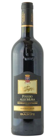 2016 Castello Banfi Brunello di Montalcino Alle Mura Riserva