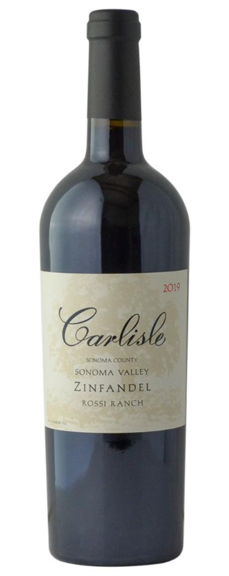 2019 Carlisle Winery Zinfandel Rossi Ranch