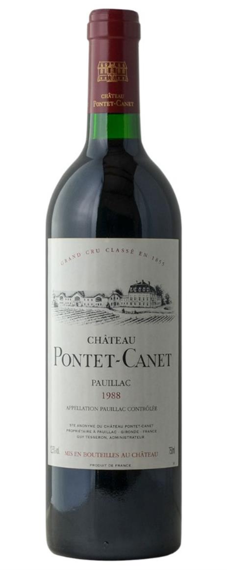 1988 Pontet-Canet 2022 Ex-Chateau Release