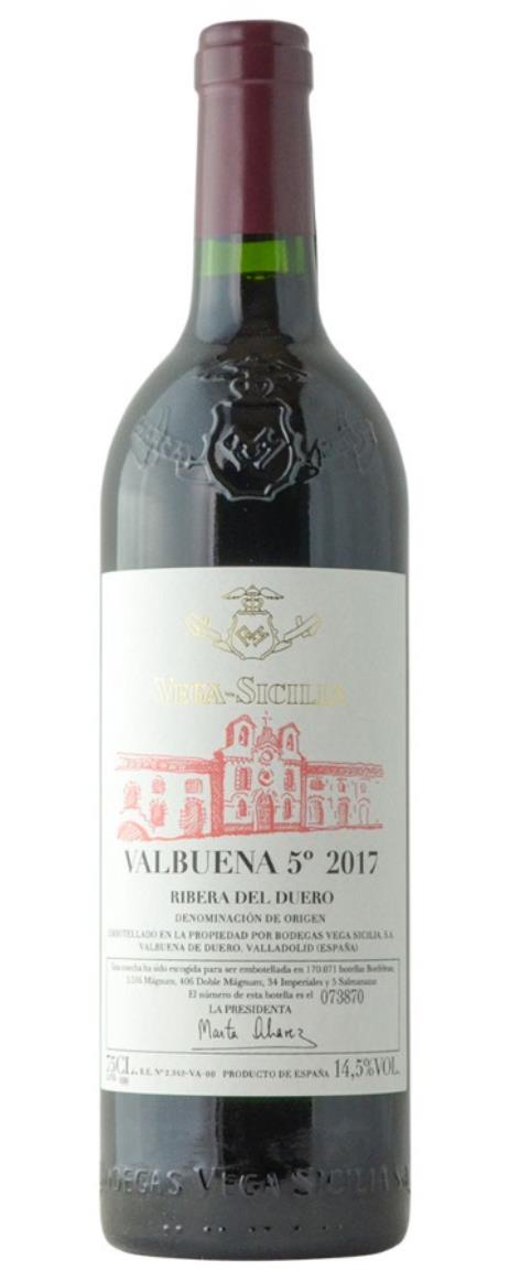 2017 Vega Sicilia Valbuena 5 Year Old Tinto