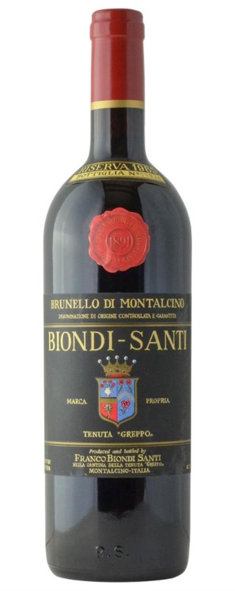 1985 Biondi Santi Brunello di Montalcino Riserva