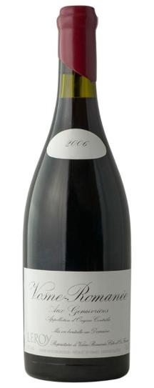 送料無料【空瓶】Vosne-Romane Domaine Leroy 2001 2001 Leroy Les Beaux Monts, Vosne-Romanee Premier Cru